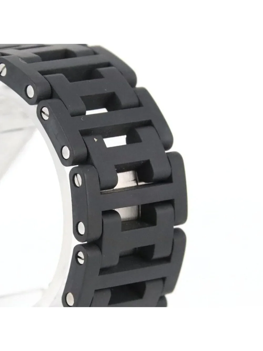 Hermes Clipper Diver Chronograph CL 2.915 Stainless Steel Rubber Quartz Watch